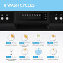 COMFEE’ Countertop Dishwasher, Energy Star Portable Dishwasher, 6 Place Settings & 8 Washing Programs, Speed, Baby-Care, ECO& Glass, Dish Washer for Dorm, RV& Apartment, Black by TinyTreasures Baby Boutique