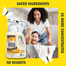 Molly's Suds Liquid Laundry Detergent | Clean Laundry Detergent Soap for Sensitive Skin | 2x Concentrated, High Efficiency (HE) (Citrus Grove - 200 Loads) by CozyNest Decor
