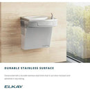 Elkay LZSG8S Wall Mount Single Filtered Drinking Fountain - Stainless Steel by CozyNest Decor