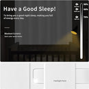 Easy-Going Blackout Curtains for Bedroom, Solid Thermal Insulated Grommet and Noise Reduction Window Drapes, Room Darkening Curtains for Living Room, 2 Panels (34x63 in, White) by CozyNest Decor