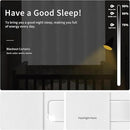 Easy-Going Curtains for Bedroom, Solid Thermal Insulated Grommet and Noise Reduction Window Drapes, Room Curtains for Living Room, 2 Panels (34x54 in, White) by CozyNest Decor