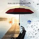 stroller sunshade Clip-on adjustable universal, adjustable steering angle, reinforced umbrella frame, compact and lightweight, suitable for all kinds of strollers Red, Red… by TinyTreasures Baby Boutique