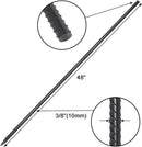 VVOKGO Rebar Stakes 48 Inch 16-Pack Concrete Form Stakes Heavy Duty Straight Ground Anchors, 3/8" Diameter Metal Steel Spikes with Chisel Point End for Plant Support, Garden Border,Landscape Edging by CozyNest Decor