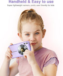 Digital Camera, Kids Camera FHD 1080P Point and Shoot Camera with 16X Zoom Anti Shake, Small Compact Camera for Teen Starter Children Kid Student Girl Boy(Purple) by TinyTreasures Baby Boutique
