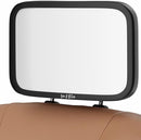 Leo and Ella - Baby Car Mirror - Extra Large & Ultra Clear Infant View, Crash Tested Shatterproof Design w/ 360° Adjustable Mount, Premium Car Mirror For Baby by TinyTreasures Baby Boutique