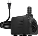 Submersible Pump 198GPH (800 L/H 15W) Ultra Quiet with Dry Burning Protection 5.2ft High Lift for Fountains, Hydroponics, Ponds, Aquariums & More… by GreenHaven Gardens