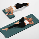 Foldable Yoga Mat Extra Thick 0.32 Inches Eco-Friendly POE Material, Non-Slip Design Fitness Mats, Multi-Purpose Workout Mats For Studio or Home Use (70 x 24 x 0.32 inches） by TinyTreasures Baby Boutique