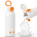 Portable Bottle Warmer for Travel, 12oz Large Capacity Fast Heating Breast Milk, Water & Formula On The Go Baby Bottle Warmer Accurate Temp Control with 4 Levels Long Battery Life for Car & Airplane by TinyTreasures Baby Boutique