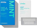 Zimba Coconut Flavored Teeth Whitening Strips | Vegan, Enamel Safe Hydrogen Peroxide Teeth Whitener for Coffee, Wine, Tobacco, and Other Stains | 14 Day Treatment | Coconut by CozyNest Decor