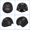 Color Gradient Adjustable Kids' Helmet with Knee & Elbow Pads Set | Multi-Sport Safety Gear for Boys & Girls Ages 5-14 | Skateboarding, Scooters, Roller & Inline Skating, Longboarding by TinyTreasures Baby Boutique