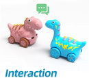 Interactive Musical Walking Following Dinosaur Toy, Rechargeable Sensory Music Development Toy, Fun Moving Toy for Kids Age 3,4,5 and Up by TinyTreasures Baby Boutique
