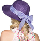 Cyiecw Women Floppy Sun Hats Fashionable Summer Wide Brim Cap BeachStraw Hat UV UPF50 Travel Packable Cotton by GreenHaven Gardens
