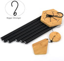 Wind Chimes Outdoor Large Deep Tone, 36 Inches Sympathy WindChimes Outdoor Memorial Windchime for Mom/Housewarming/Christmas, Black Wind Chime for Outside Garden, Patio, Home Decor by CozyNest Decor