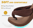 KuaiLu Flip Flops for Women with Arch Support Yoga Mat Comfortable Summer Beach Walking Thong Cushion Sandals Slip On Indoor Outdoor by TinyTreasures Baby Boutique