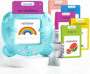 Italian and English Talking Flash Cards for Toddlers, 510 Sight Words Bilingual Learning Toys for Children, Autism Pocket Speech Therapy Toys, Italiano Vocabulary Educational Flashcards by TinyTreasures Baby Boutique