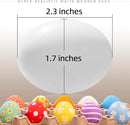 CALPALMY 24 Pieces Hyper-Realistic White Wooden Eggs - 2 Dozen Fake Easter Eggs for Painting, Decorating, Crafting, Pretend Play, Simulation Toys, Fake Food, Nest Box Training by TinyTreasures Baby Boutique