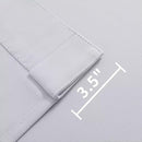 Joydeco 90 Inch 60% Blackout White Curtains 2 Panels,Elegant Soft Sheer Curtains for Bedroom,Thermal Insulated Black Out Drapes for Living Room,Rod Pocket Back Tab Drapes(W52 x L90 Inch,Greyish White) by TinyTreasures Baby Boutique