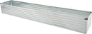 12x2x1.5ft Galvanized Raised Garden Bed,Outdoor Planter Box Metal Patio Kit Planting Bed for Vegetables Flowers Herb,Silver by CozyNest Decor