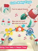 Pau1Hami1ton Baby Stroller Arch Toys, Car Seat Toys,Bouncer Toy Bar/Mobile for Bassinet,Adjustable Baby Hanging Toys Fit for Crib Bed,Stroller,Car Seat.S-19(Crab) by TinyTreasures Baby Boutique