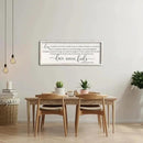flowtorely Love is Patient, Kind Wall Art Decor 40"X15" Love Never Fails Sign 1 Corinthians 13 Bedroom Above Bed Large Bible Verse Quote Scripture Christianity Hanging Sign (White) by CozyNest Decor