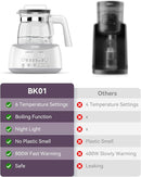 Bottle Warmer comfyer, Baby Bottle Warmer with Night Light & Faster Cooling Fan, Instantly Water Warmer, Tea Kettle Electric with 6 Temperature Control Presets, Feed Baby More Easier and Healthier by TinyTreasures Baby Boutique