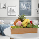 2 Pack Bamboo Lid Holder Food Container, Kitchen Organizer with 5 Adjustable Dividers, Cabinet Organizer for Food, Kitchen Gadget, Container Lids by CozyNest Decor