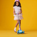 Jetson Character Kids Kick Scooter, LED Lights on Stem & Light-Up Wheels, Lightweight Frame, Height-Adjustable Handlebar, Lean-to-Steer System, Easy-Fold Mechanism by TinyTreasures Baby Boutique