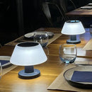 Solar Table Lamp Rechargeable Cordless - 4 Modes USB/Solar Charging Indoor Outdoor, IP54 Waterproof, 4000K Neutral White Light for Living Room/Garden/Study/Patio by GreenHaven Gardens