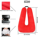 Travel Pillow Car Pillow Kid Car Sleeping The Sleeping Aid for Adults and Kids on Road Trips Kids Travel Pillow Red by TinyTreasures Baby Boutique