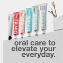 Davids Fluoride Free Toothpaste, Teeth Whitening, Antiplaque, SLS (Sulfate) Free, Promotes Enamel Health, Mouth & Gum Detox, EWG Verified, Peppermint, 5.25oz by CozyNest Decor