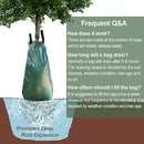 Tree Watering Bag 20 Gallon Watering Bag for Trees with Heavy Duty Zipper Premium PVC Tree Bags Slow Release Drippers Bag for Trees (4 Pack 5-8 Hours Releasing Time) by GreenHaven Gardens