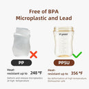 PPSU Natural Breast-Like Bottle with Nipple(7-10 Months),10oz，1pack by TinyTreasures Baby Boutique