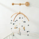 Baby Crib Mobile Arm,HBM Wooden Mobile Arm for Crib Mobile Hanger for Crib Baby Girl Nursery Decor by TinyTreasures Baby Boutique