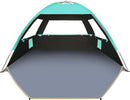 Gorich Beach Tent Sun Shelter for 3/4-5/6-7/8-10 Person with UPF 50＋ UV Protection, Lightweight & Easy Setup Beach Shade Canopy, Portable Beach Shade Tent Beach Cabana by TinyTreasures Baby Boutique