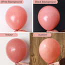 RUBFAC 129pcs Retro Pink Balloons Different Sizes 18 12 10 5 Inch, Latex Blush Balloon Garland Arch Kit for Valentine's Day Birthday Baby Shower Wedding Princess Boho Theme Party Decoration by TinyTreasures Baby Boutique