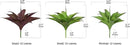 Fake Plants Artificial Agave Plants 13.8" Large UV Resistant Fake Agave Planters for Indoor and Outdoor Decorating Tropical Plant Succulents Greenery Indoor Decor(2Pack, Purple by GreenHaven Gardens