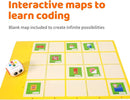 Activity Box, Add-on for Talebot Coding Robot with 6 Double-Sided Interactive Cards with 10 Themes, 98 Stickers, 32 Command Cards, Educational STEM Games for Kids Aged 3-5 by TinyTreasures Baby Boutique