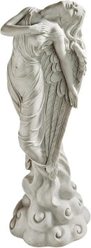 Design Toscano Ascending Angel Garden Statue, Medium, Antique Stone by GreenHaven Gardens