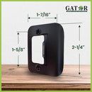 Gator Door Latch Restorer - Strike Plate (Oil Rubbed Bronze) by TinyTreasures Baby Boutique