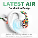 Kids Headphones, Bluetooth 5.2 Air Conduction Open Ear Headphones, 85dB Volume Limiting-Yellow by TinyTreasures Baby Boutique