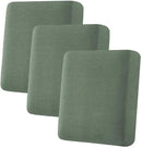 H.VERSAILTEX Super Stretch Individual Seat Sofa Covers Couch Cushion Covers Slipcover Sets Thick Jacquard Textured Twill Fabric (3 Piece, Loden Frost) by CozyNest Decor