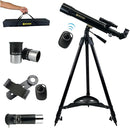 SpectrumOI Telescope for Kids & Adults - Astronomy Gift, 60mm Aperture Refractor with Carry Bag & Phone Holder by TinyTreasures Baby Boutique
