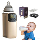 Portable Bottle Warmer, Travel-Friendly, Leak-Proof, Precise Temp-Control & LCD Display, Long Battery Life for Constant-Warm for 5-8 Hours, Feeding While Charging, Fast-Charging by TinyTreasures Baby Boutique
