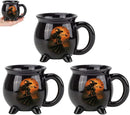 Custom Witch Cauldron Mug, Witch Themed Halloween Coffee Mug, Personalized Witches Brew Halloween Coffee Mug For Women, Besties, Family, Witches Cauldron (3 Pcs) by TinyTreasures Baby Boutique