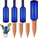 3 Sets Plant Watering Devices Terracotta 26 oz Self Watering Spikes Plastic Wine Bottles Slow Release Vacation Insert Automatic Plant Pot Waterer Device for Indoor Outdoor Garden by GreenHaven Gardens