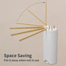 Wall Mounted Clothes Drying Rack Tripod,Foldable Drying Rack,Wall Mounted Drying Rack Clothing,Over The Door Drying Rack for Laundry Bedroom Household Wooden by CozyNest Decor