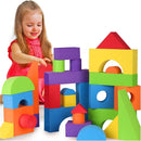 Large Building Foam Blocks for Toddlers – Giant Jumbo Big Building Blocks (30 Pieces) by TinyTreasures Baby Boutique