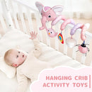 Koty Newborn Car Seat Toys, Stroller Toys for Babyies 0-6 Months,Infant Activity Spiral Plush Toys Hanging - Carseat Stroller Crib with Musical Rattle Toy for Boys Girls 0 3 6 9 Months by TinyTreasures Baby Boutique