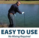 Airmax Pond Dye Plus, Twilight Blue Colorant & Natural Beneficial Bacteria, Large Pond & Lake Water Clarifier & Color Treatment, Shade Plants & Algae from Sunlight, Fish & Livestock Safe, 4 Gallons by GreenHaven Gardens