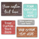 Custom Wood Signs Personalized | Farmhouse Decor | Personalized Signs | Personalized Rustic Wood Signs | Father's Day Gift | Custom Sign | Ready to Hang! (3.5x18 Inches) by CozyNest Decor